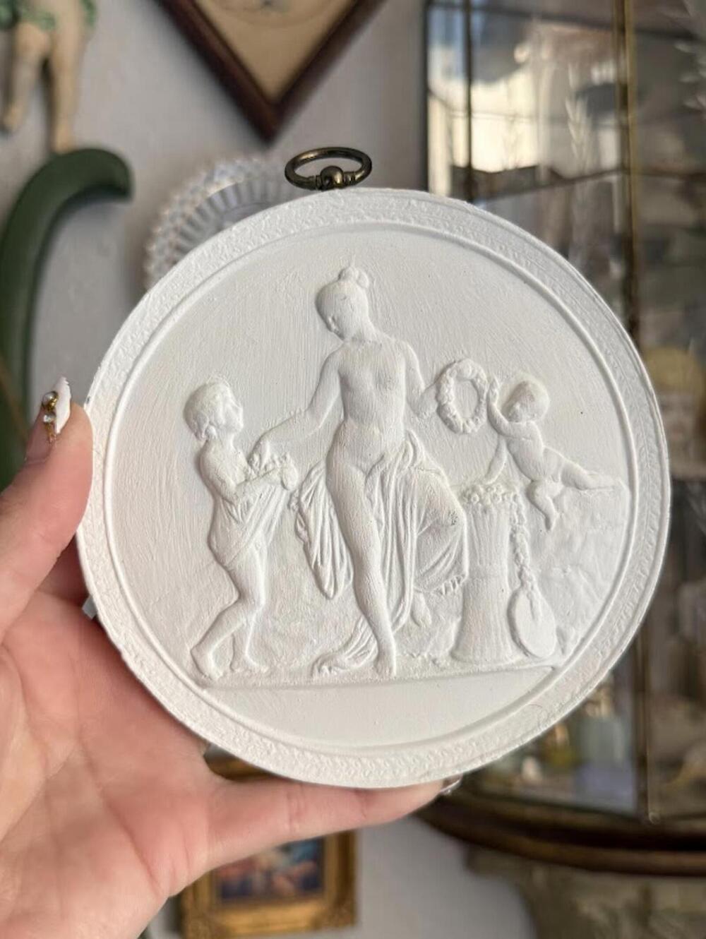 Vintage Circle Plaster Wall Art